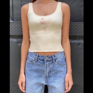 Brandy Melville Cupcake Tank Top